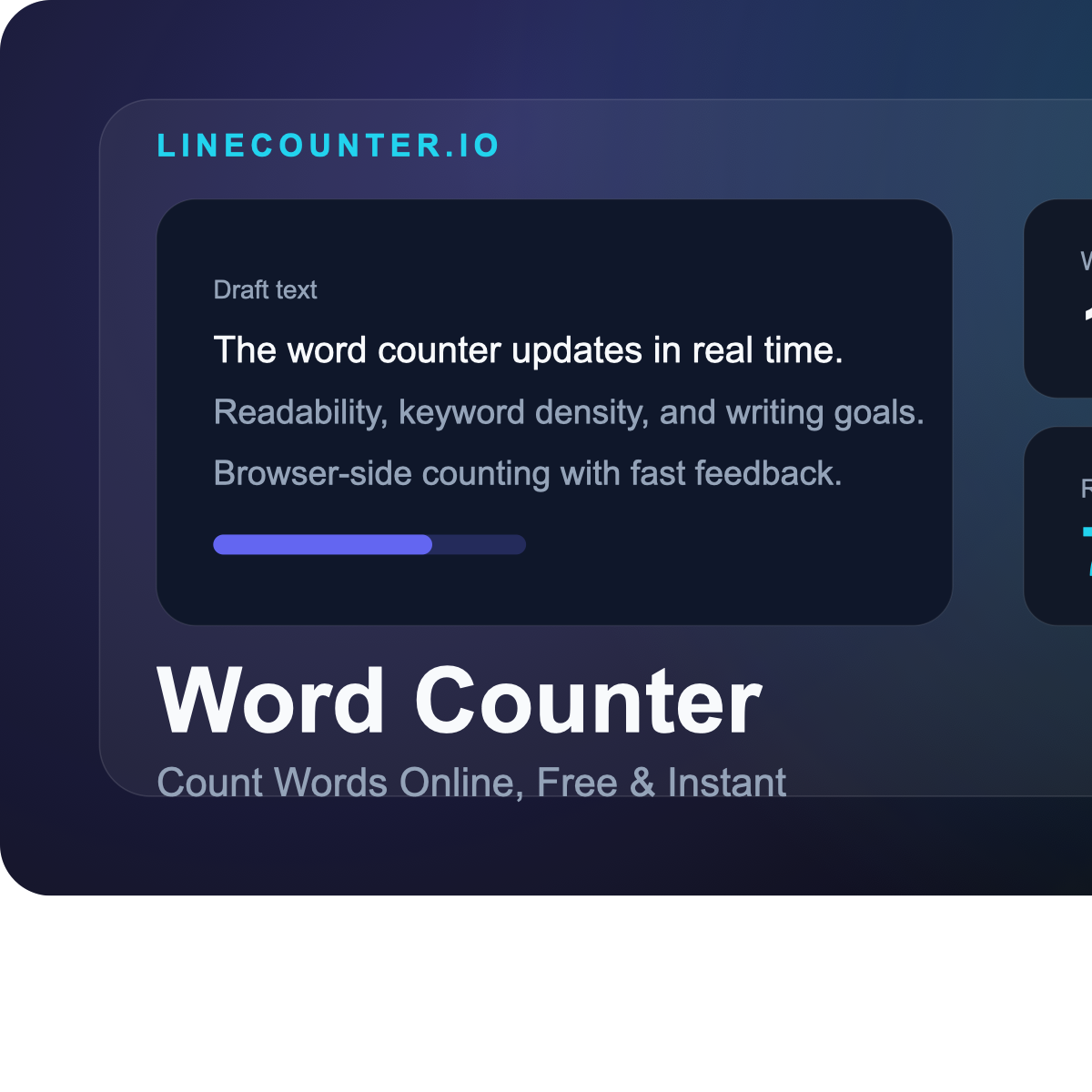 Word Box Counter Word Counter Tool | Line Counter